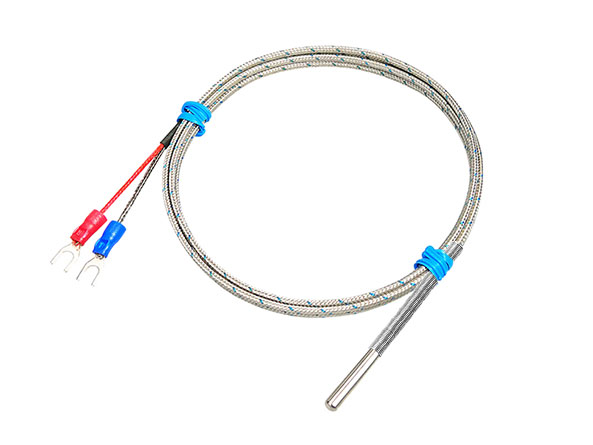 Cylindrical temperature sensor