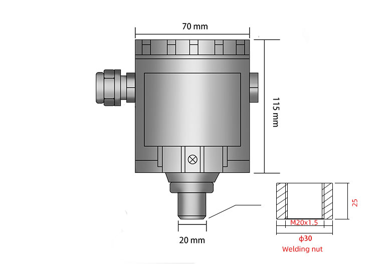 The explosion-proof integrated vibration transmitter(图2)