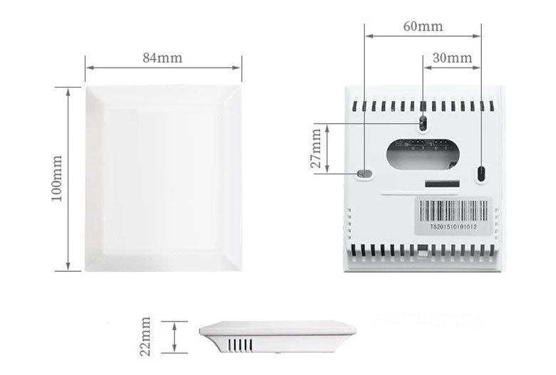 Wall mounted temperature and humidity transmitter(图2)